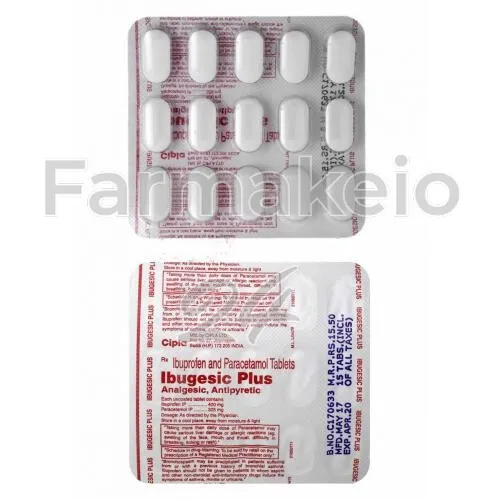 ibuprofen + acetaminophen (ιβουπροφαίνη + ακεταμινοφαίνη) χωρίς ιατρική συνταγή