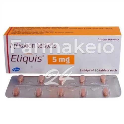 apixaban (απιξαμπάν) χωρίς ιατρική συνταγή