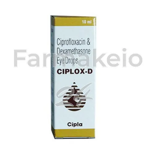 ciprofloxacin and dexamethasone (σιπροφλοξασίνη και δεξαμεθαζόνη) χωρίς ιατρική συνταγή