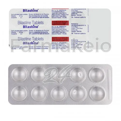 bilastine (μπιλαστίνη) χωρίς ιατρική συνταγή